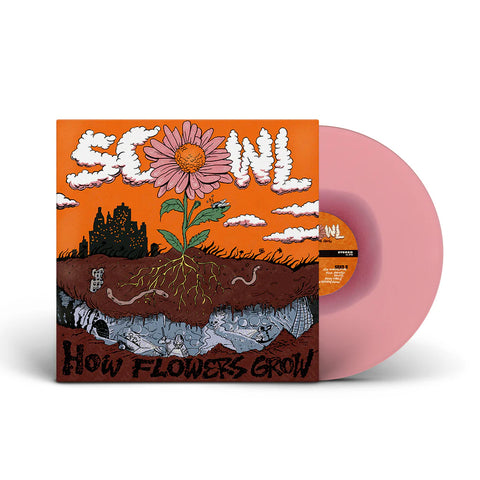 Scowl – How Flowers Grow LP (red in pink)