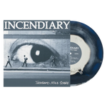 INCENDIARY "THOUSAND MILE STARE" LP (blue/blk/white)