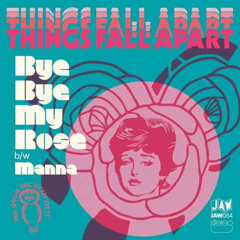 Things Fall Apart - Bye Bye My Rose 7" *Half bubblegum pink/half black vinyl*